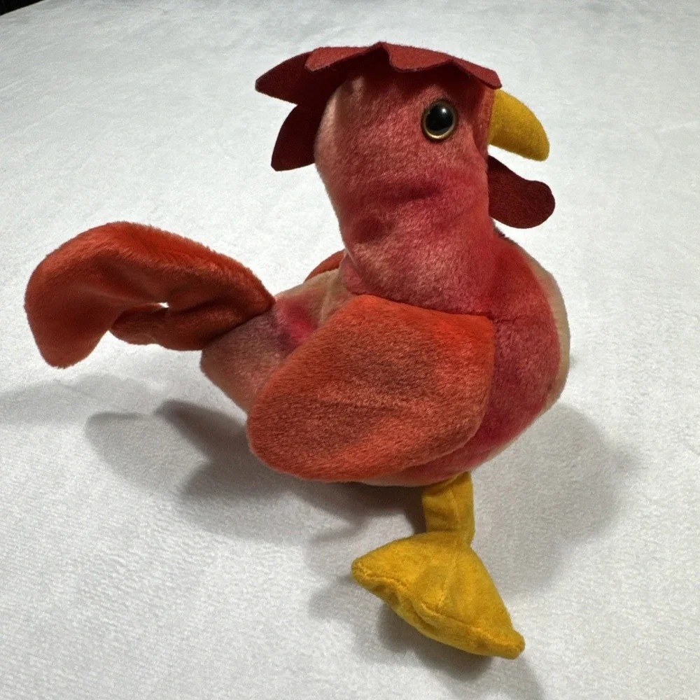 Ty Beanie Baby Strut the Rooster Plush Toy Stuffed‎ Animal Collectible
